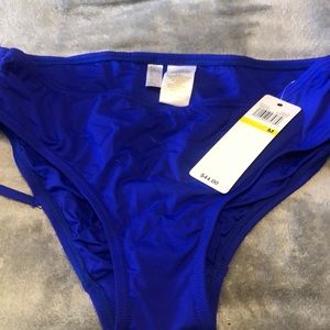 Blue bikini bottoms